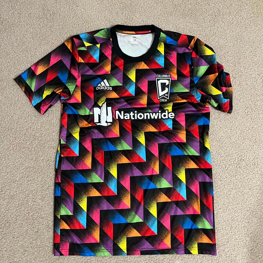 Brand new Columbus Crew Adidas jersey.  Men’s medium